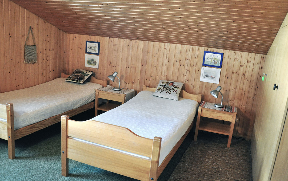 Ferienhaus Chalet Andreas im Chappeli in Kandersteg, kleineres Schlafzimmer, Bild 2