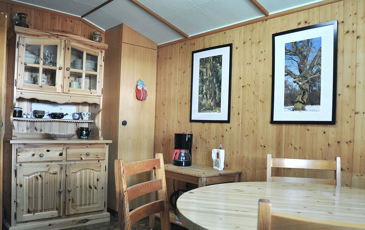 Ferienhaus Chalet Andreas im Chappeli in Kandersteg, Küche mit Esstisch, Bild 1